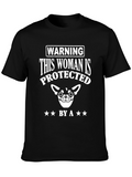 Protected by a Chihuahua Graphic Tee