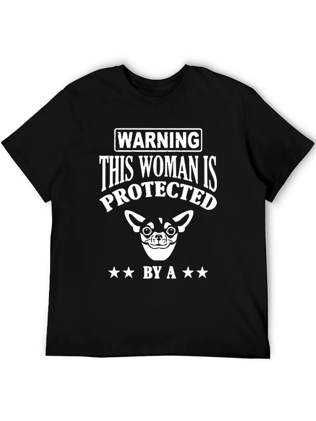 Protected by a Chihuahua Graphic Tee