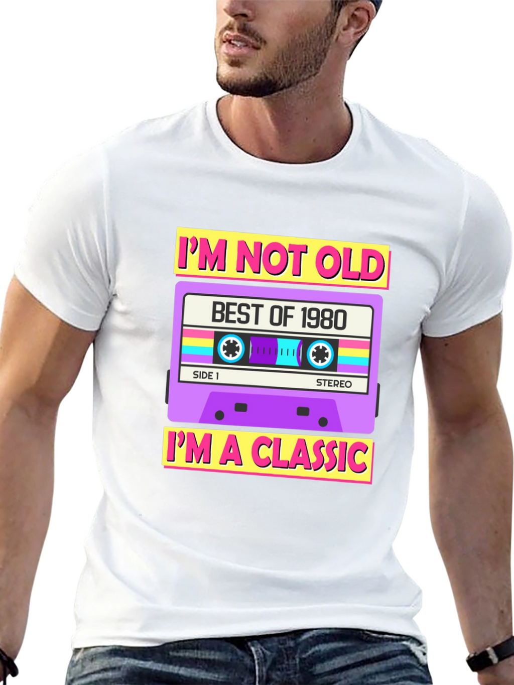Im Not Old Im A Classic 1980 Cassette T-Shirt