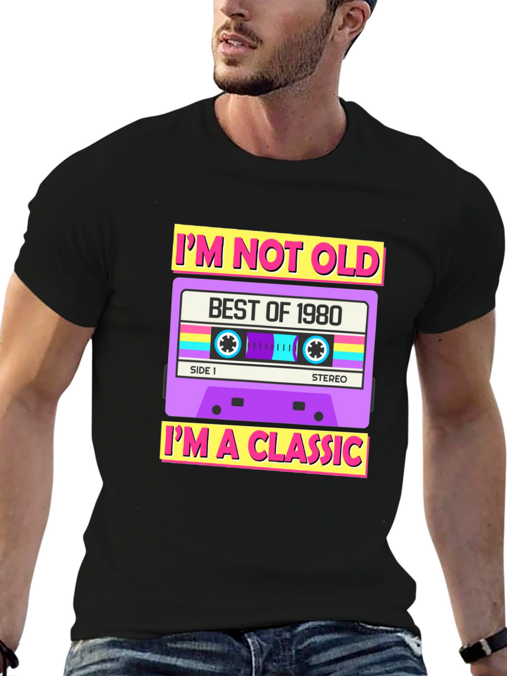 Im Not Old Im A Classic 1980 Cassette T-Shirt