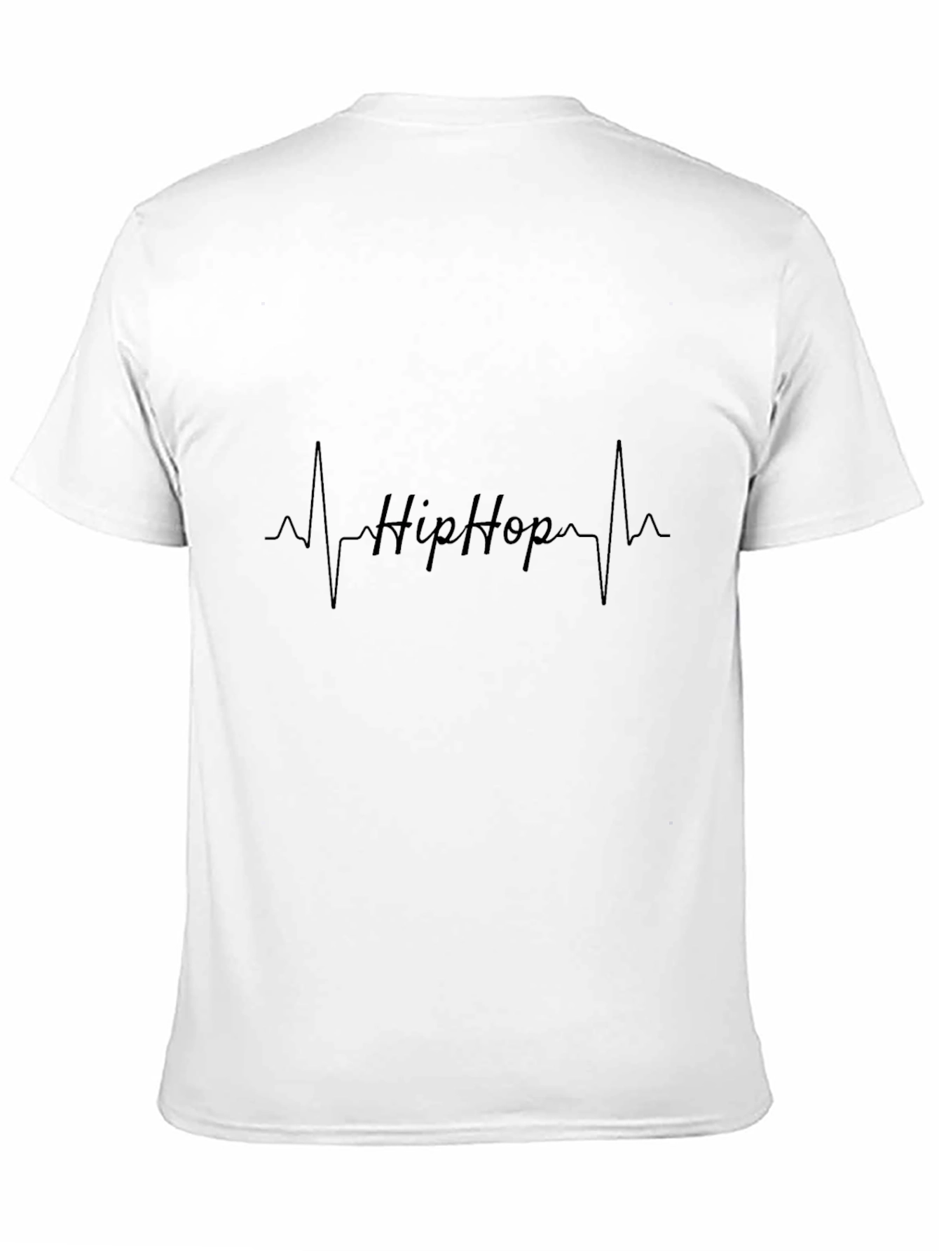 Hip Hop Heartbeat T-Shirt - Mens Black Tee