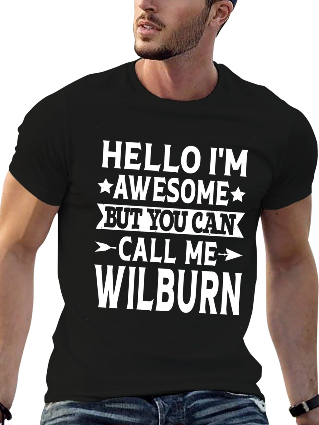 Humorous Call Me Wilburn Graphic Tee