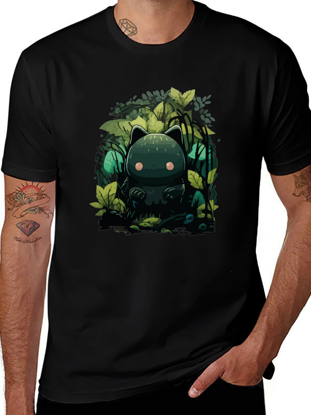 Forest Guardian Tee - Cute Creature Design
