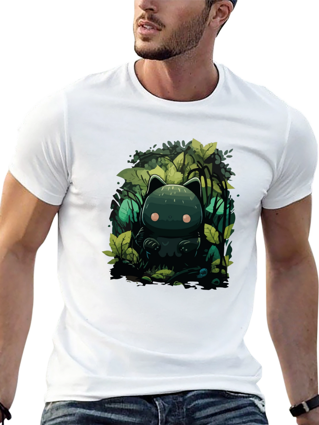Forest Guardian Tee - Cute Creature Design