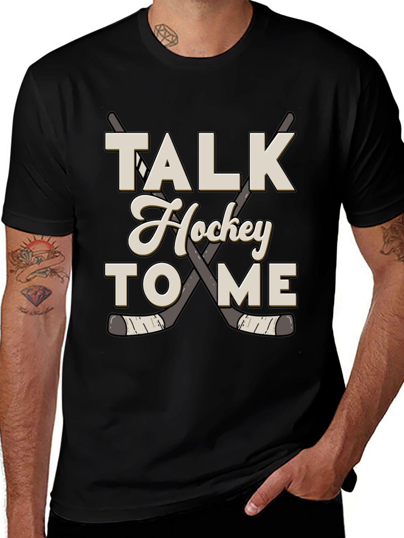 Talk Hockey to Me Graphic Tee