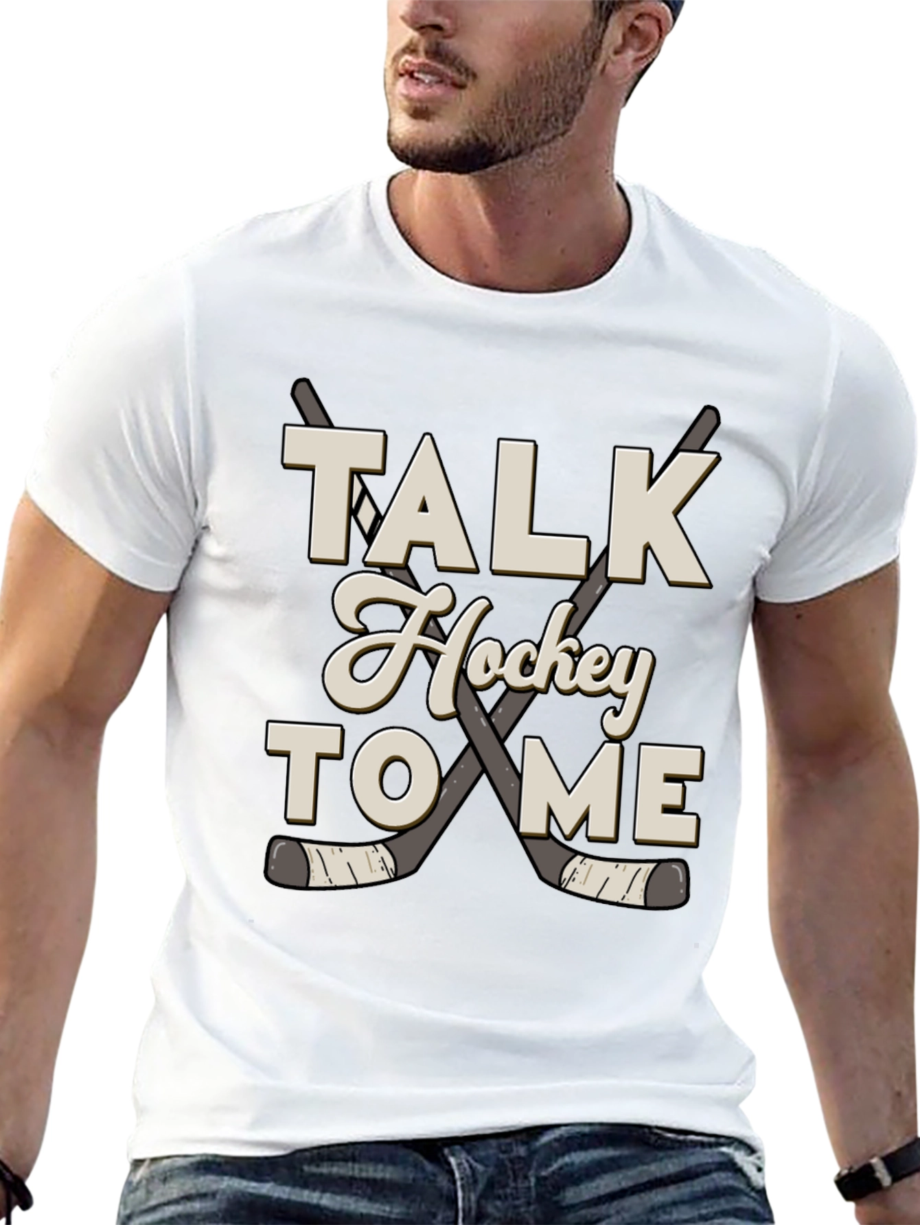 Talk Hockey to Me Graphic Tee