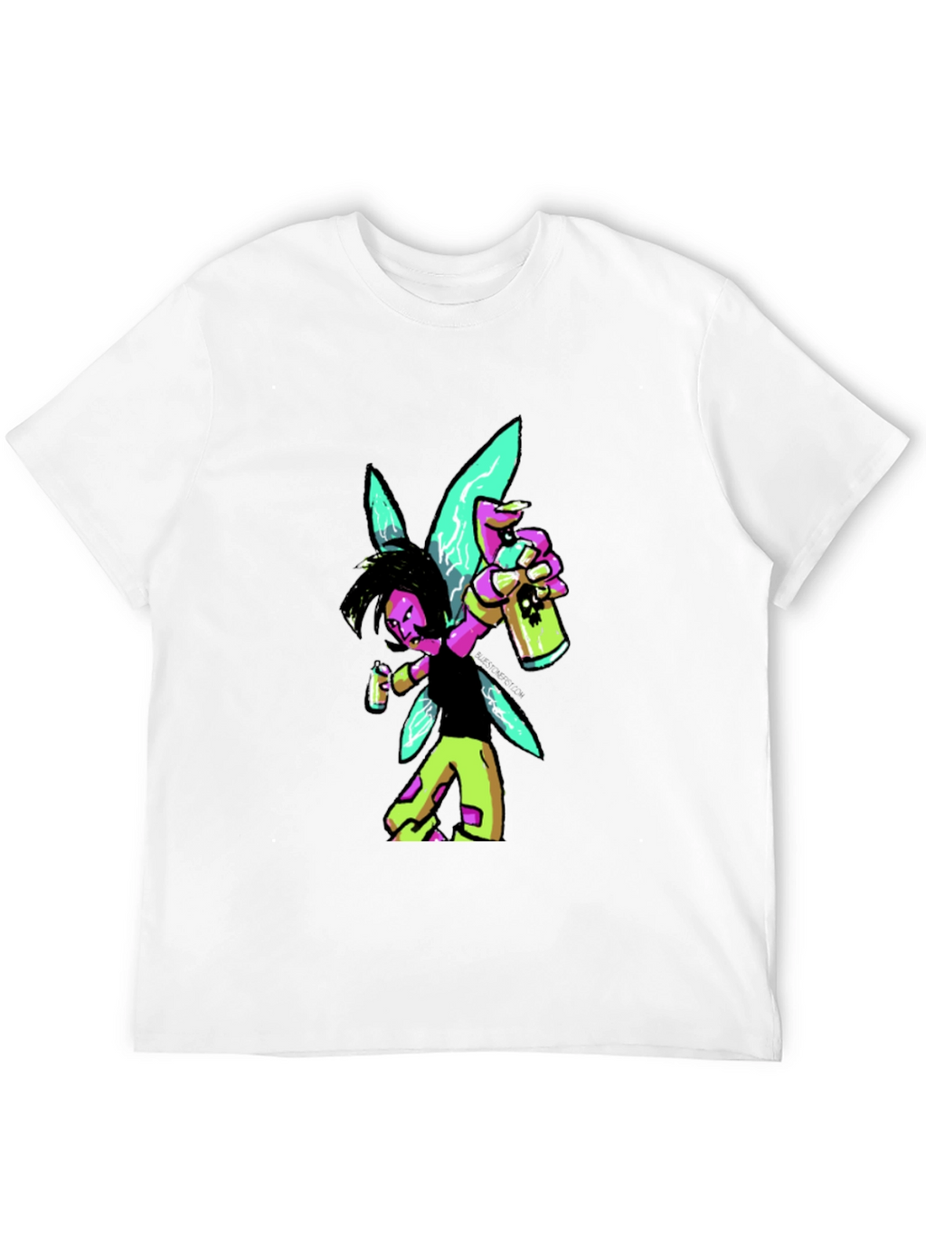 Fairy Graffiti Artist Graphic Tee