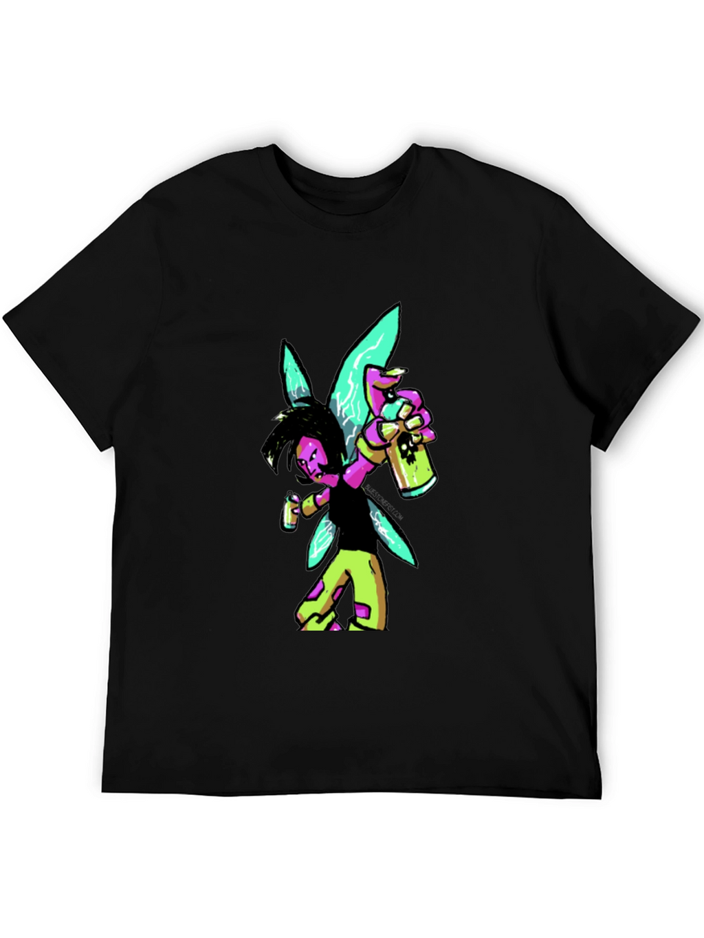 Fairy Graffiti Artist Graphic Tee