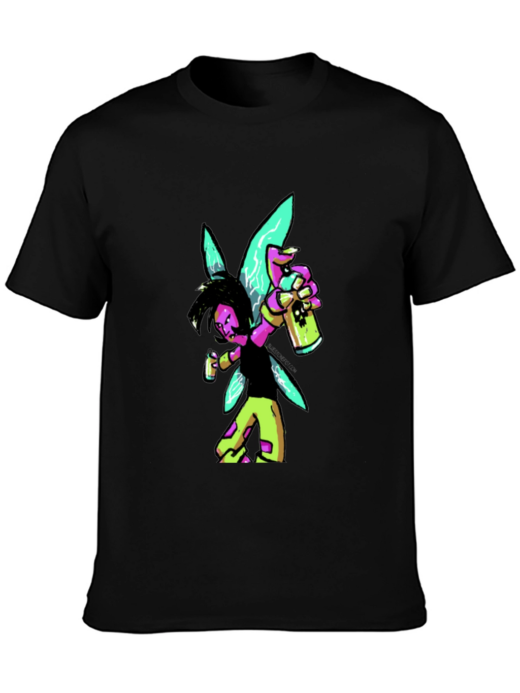 Fairy Graffiti Artist Graphic Tee