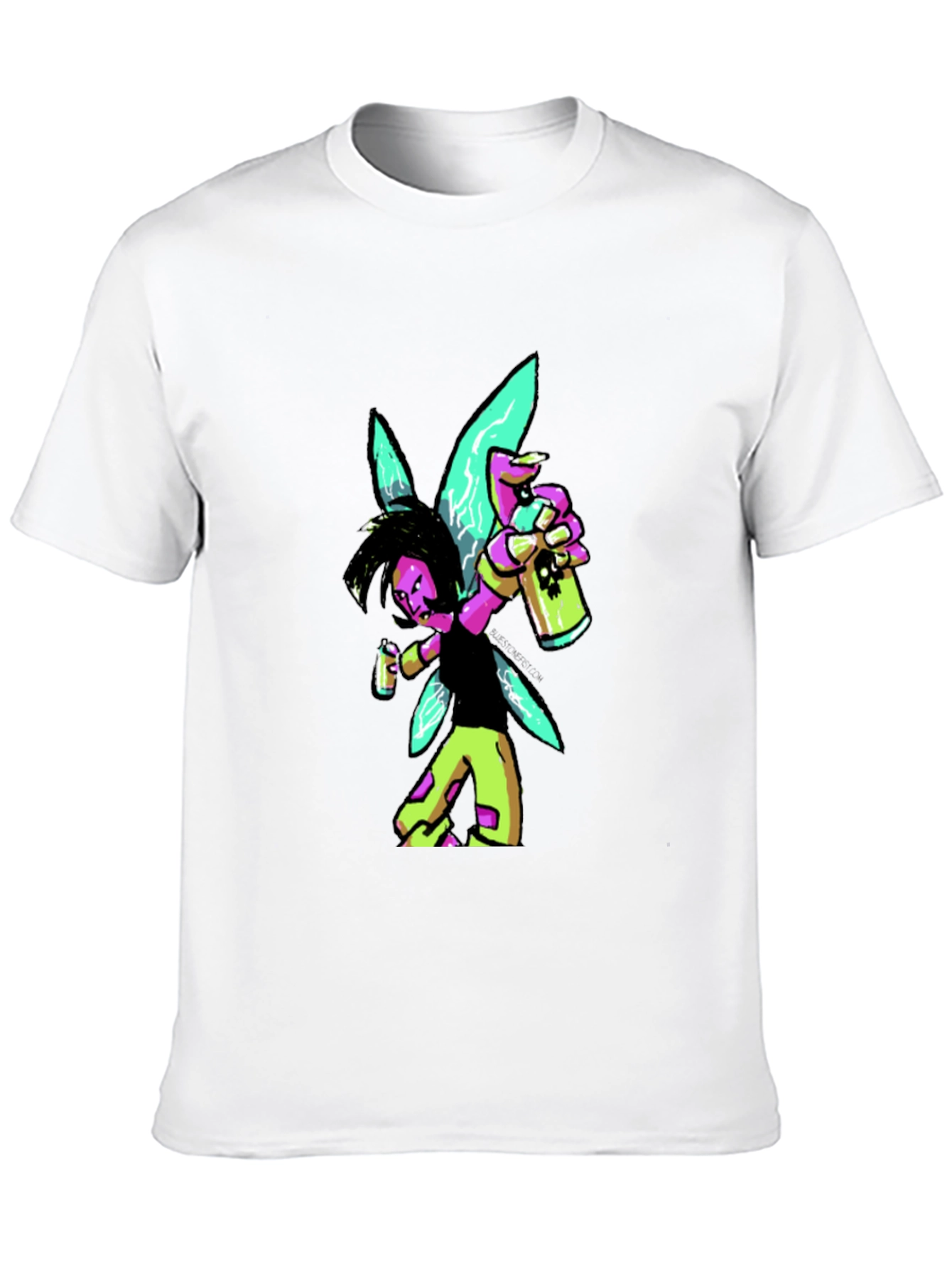 Fairy Graffiti Artist Graphic Tee