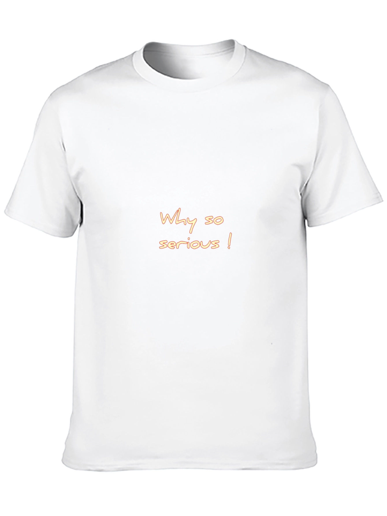 Why So Serious Tee - Mens Black Graphic T-Shirt