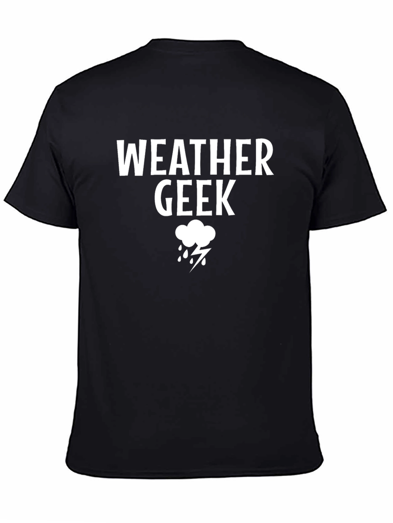 Weather Geek T-Shirt - Storm Cloud Design