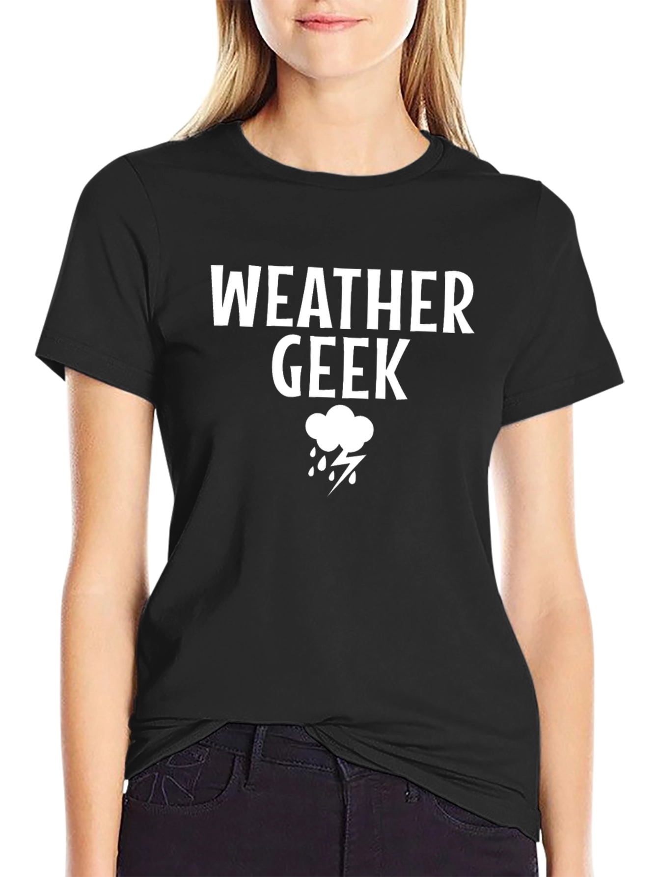 Weather Geek T-Shirt - Storm Cloud Design