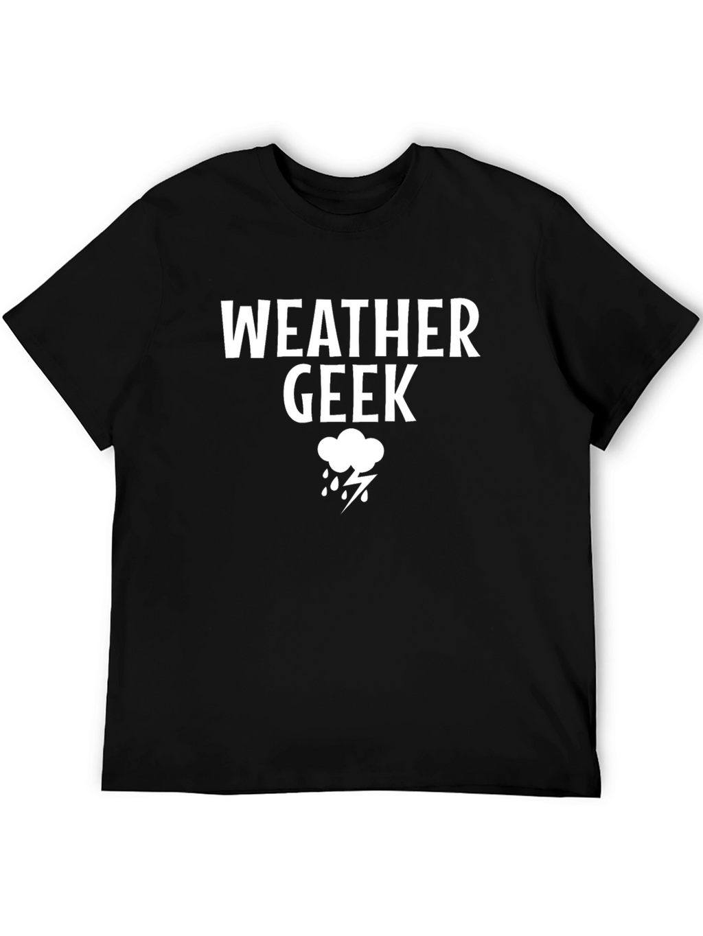 Weather Geek T-Shirt - Storm Cloud Design