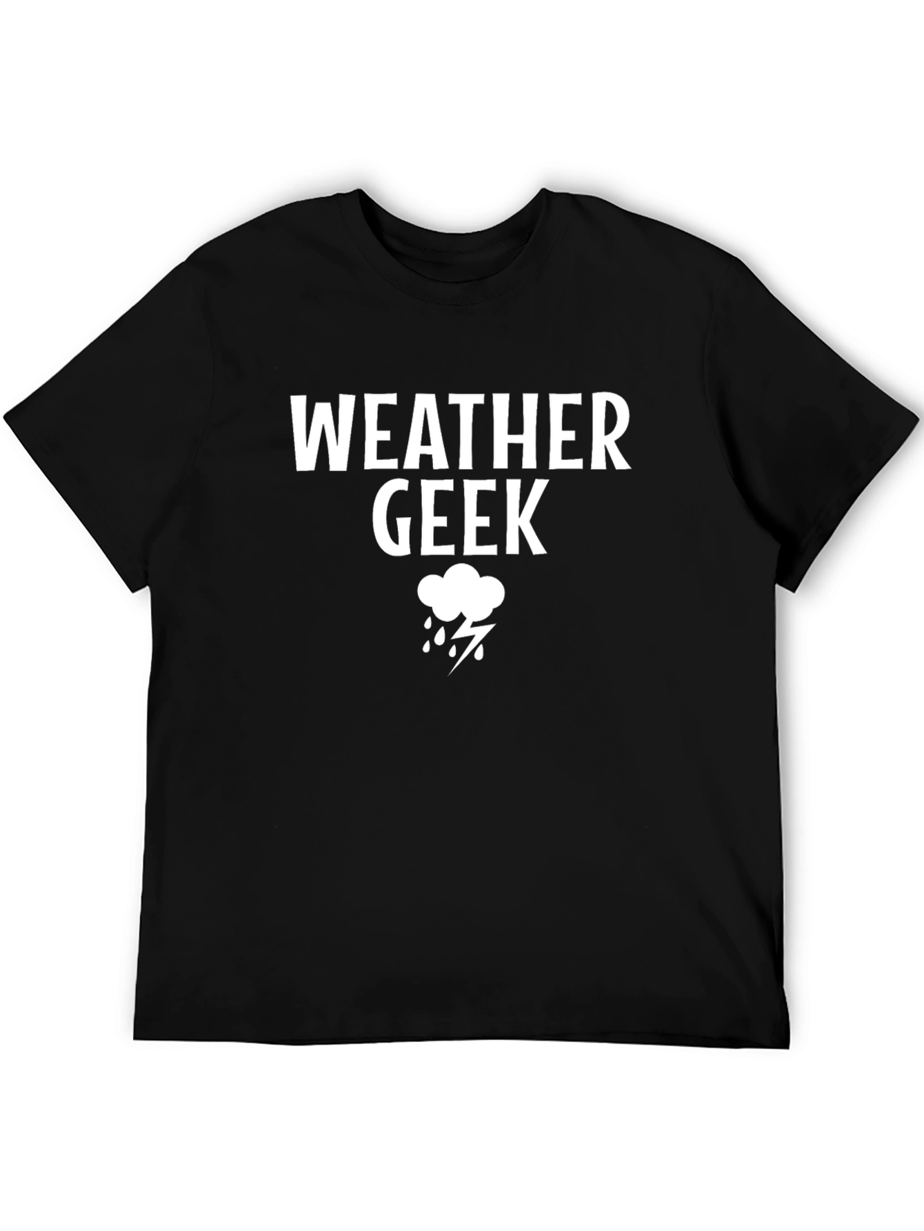 Weather Geek T-Shirt - Storm Cloud Design