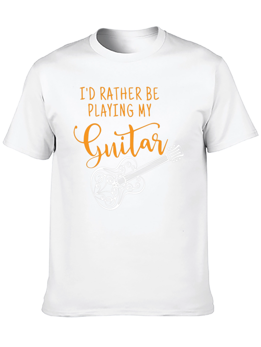 Guitar Player Black T-Shirt