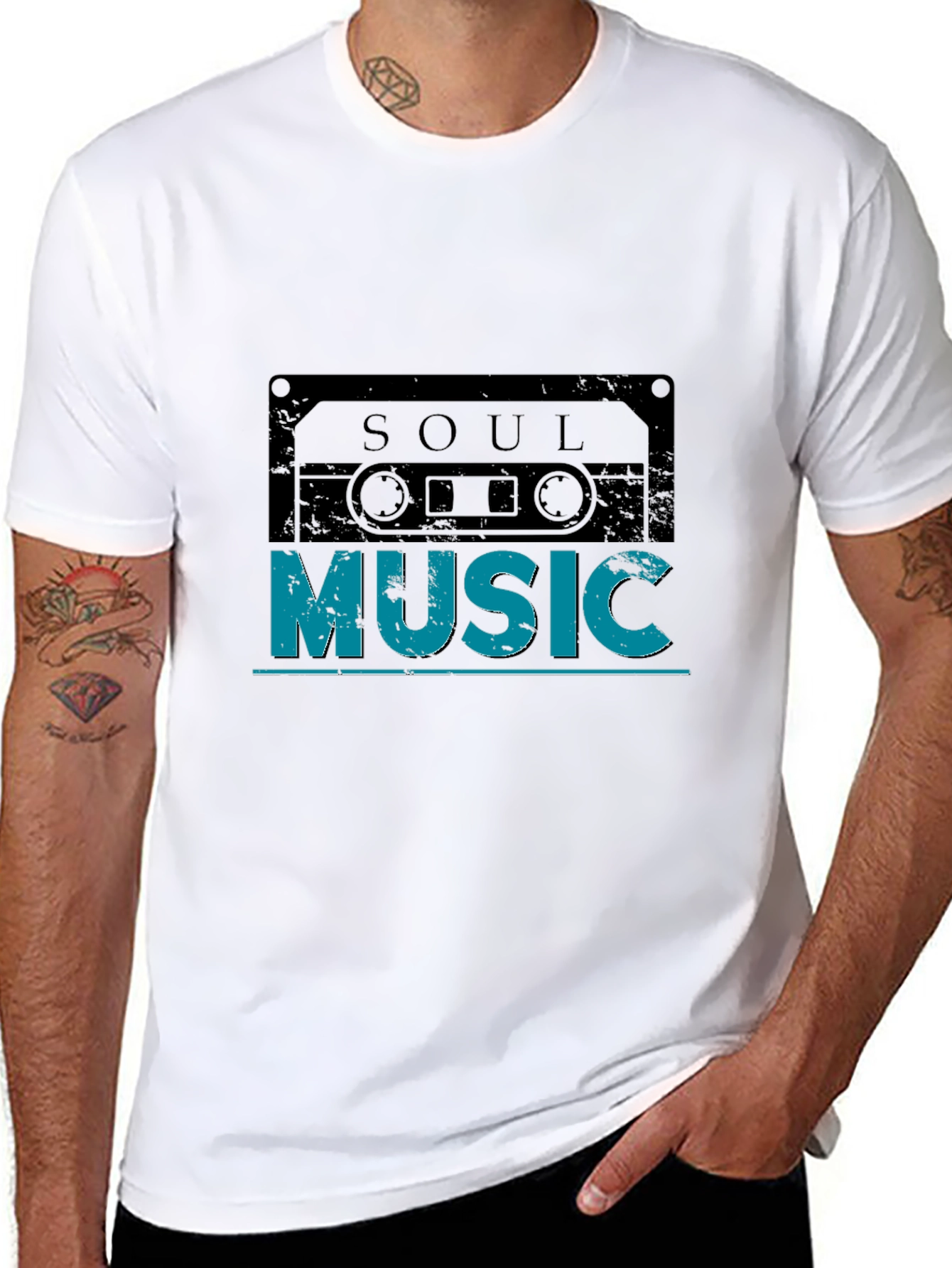 Soul Music Cassette Tape T-Shirt