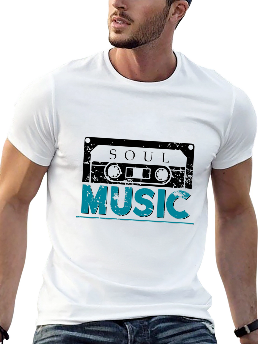 Soul Music Cassette Tape T-Shirt