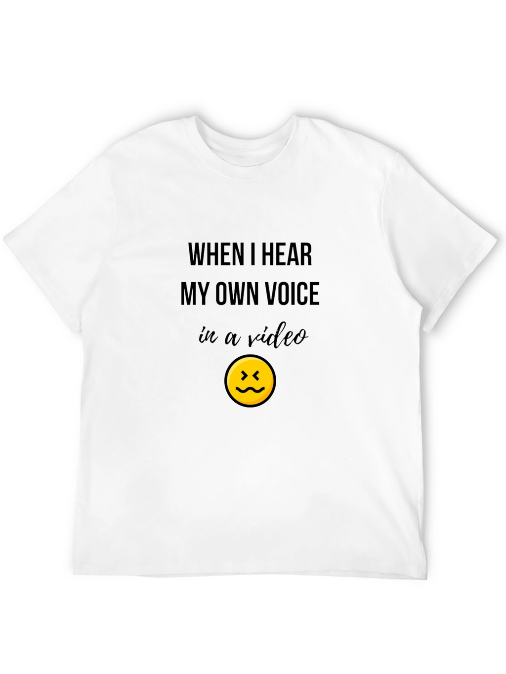 Funny Voice Video T-Shirt - Unisex Tee