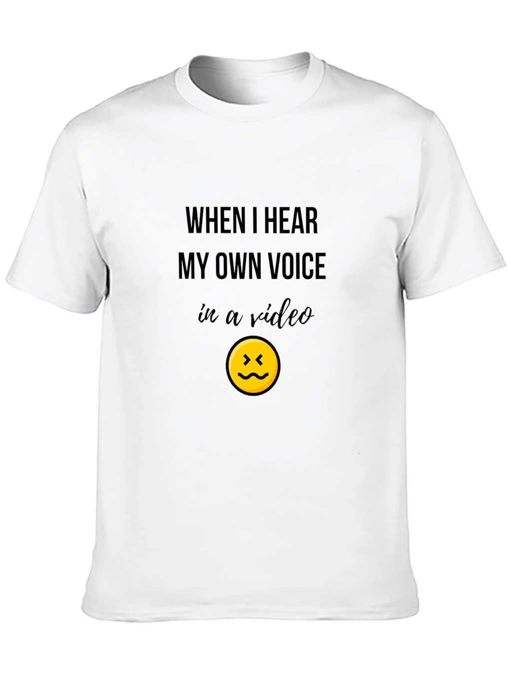 Funny Voice Video T-Shirt - Unisex Tee