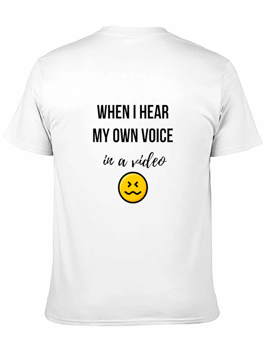 Funny Voice Video T-Shirt - Unisex Tee