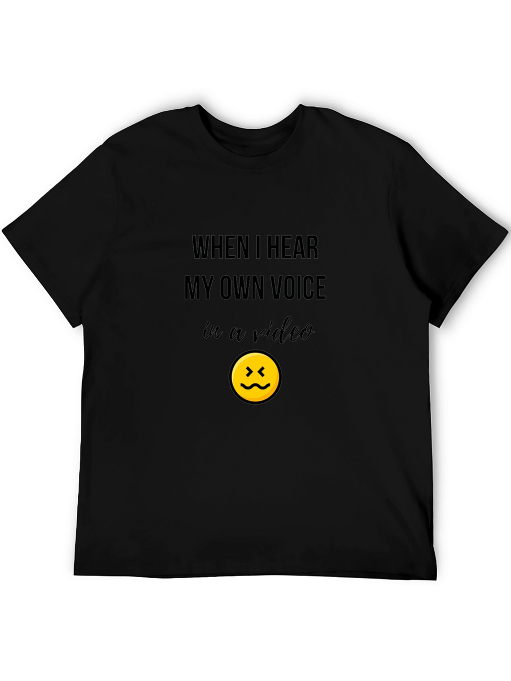 Funny Voice Video T-Shirt - Unisex Tee
