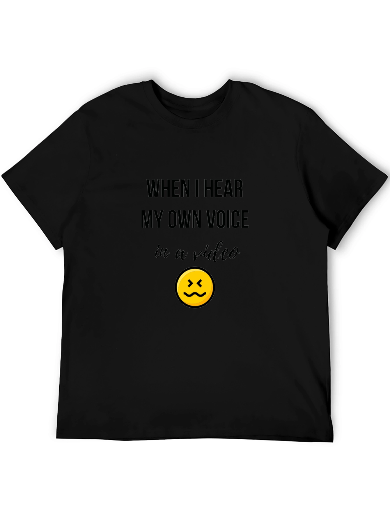 Funny Voice Video T-Shirt - Unisex Tee