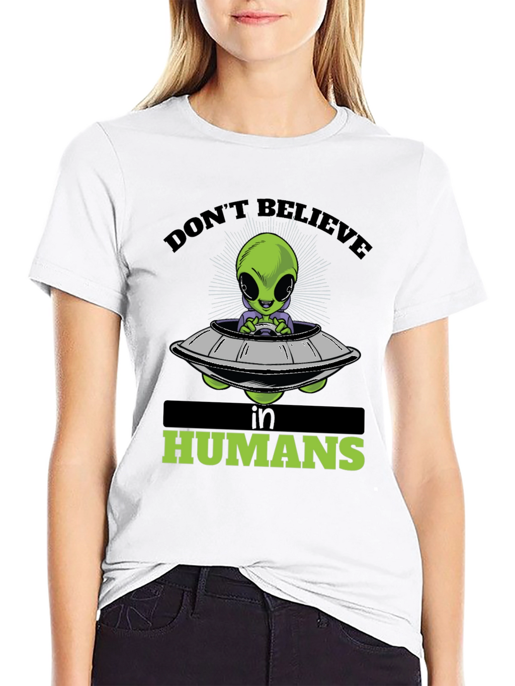 Dont Believe in Humans Alien T-Shirt