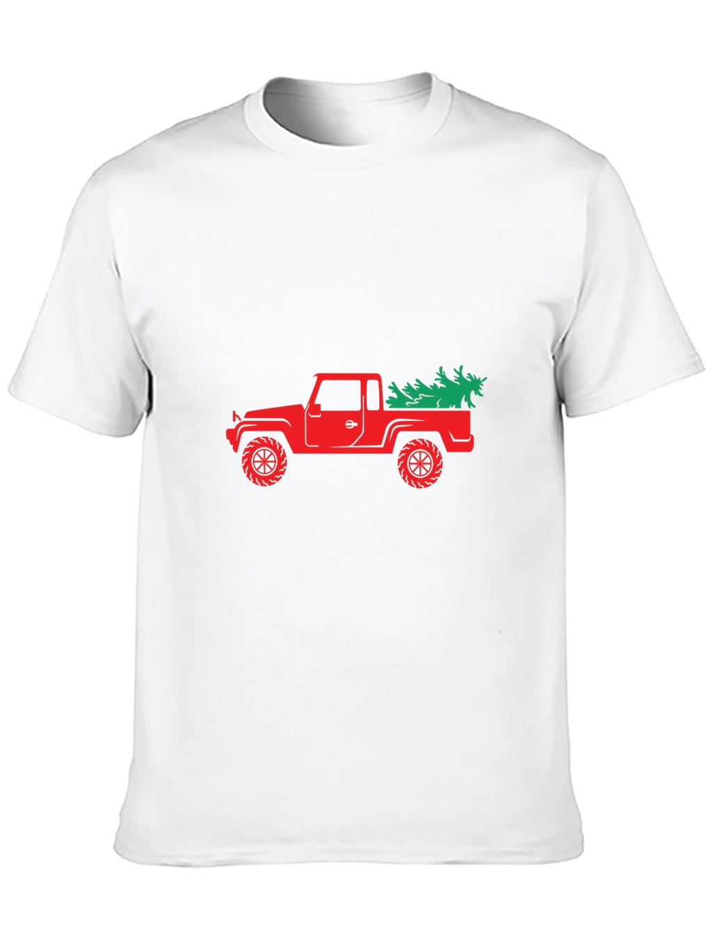 Red Truck Christmas Tree T-Shirt