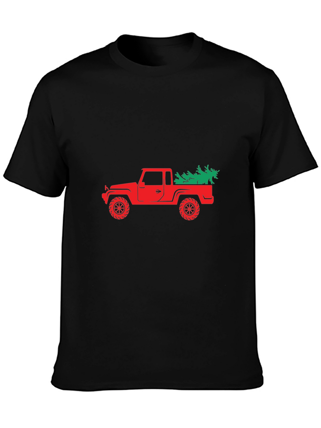 Red Truck Christmas Tree T-Shirt