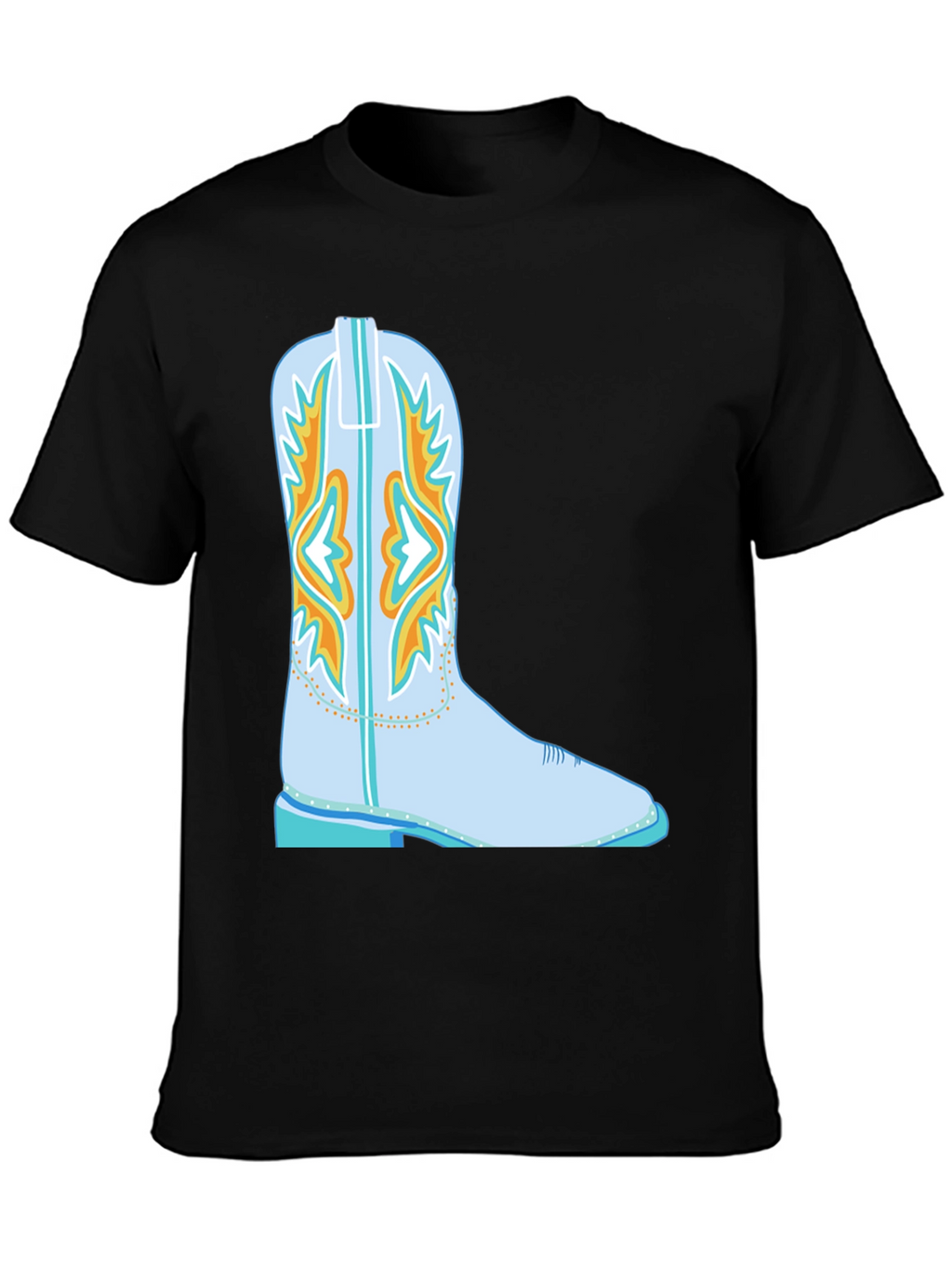 Cowboy Boot Graphic Tee - Western Style