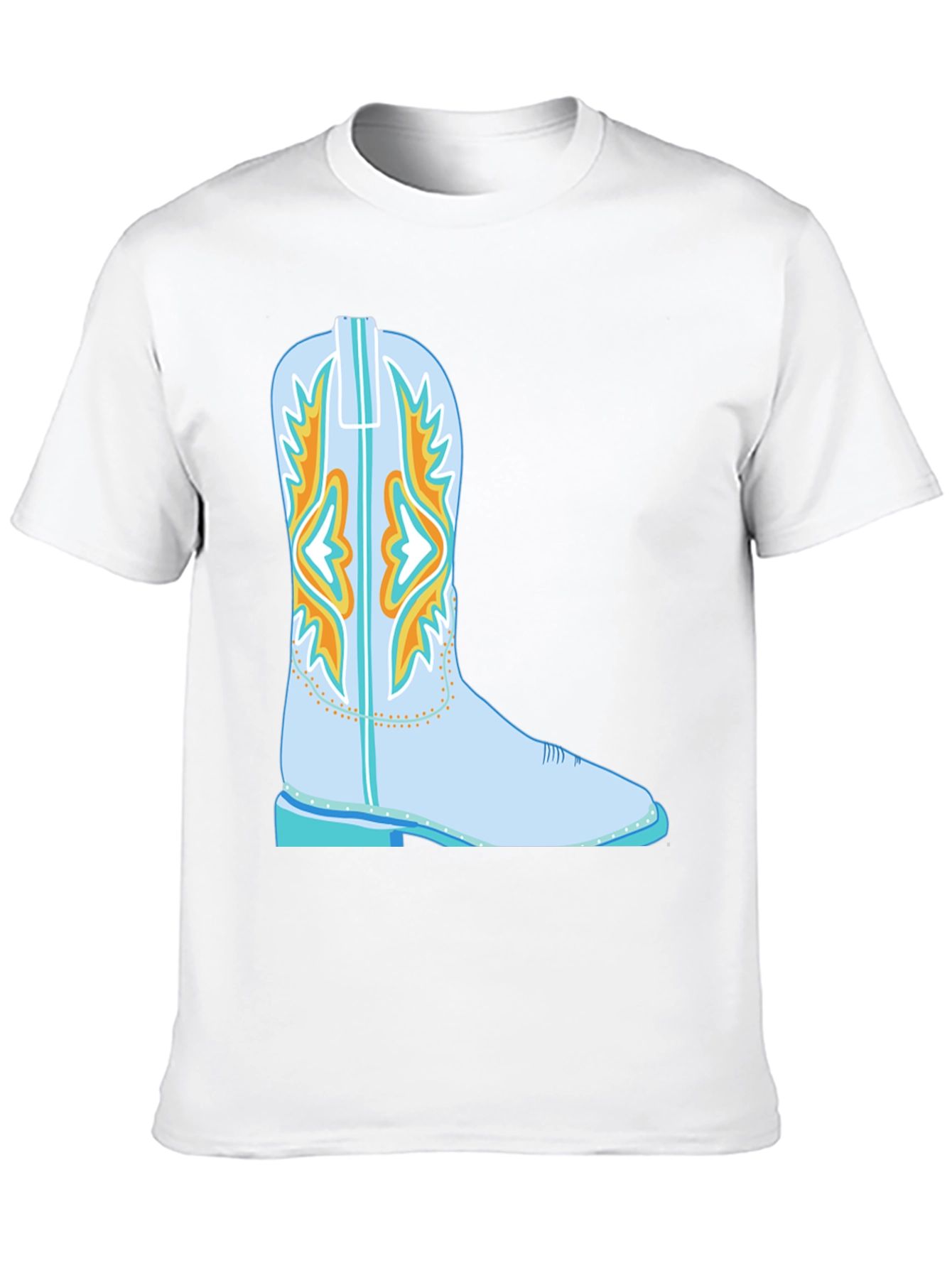 Cowboy Boot Graphic Tee - Western Style