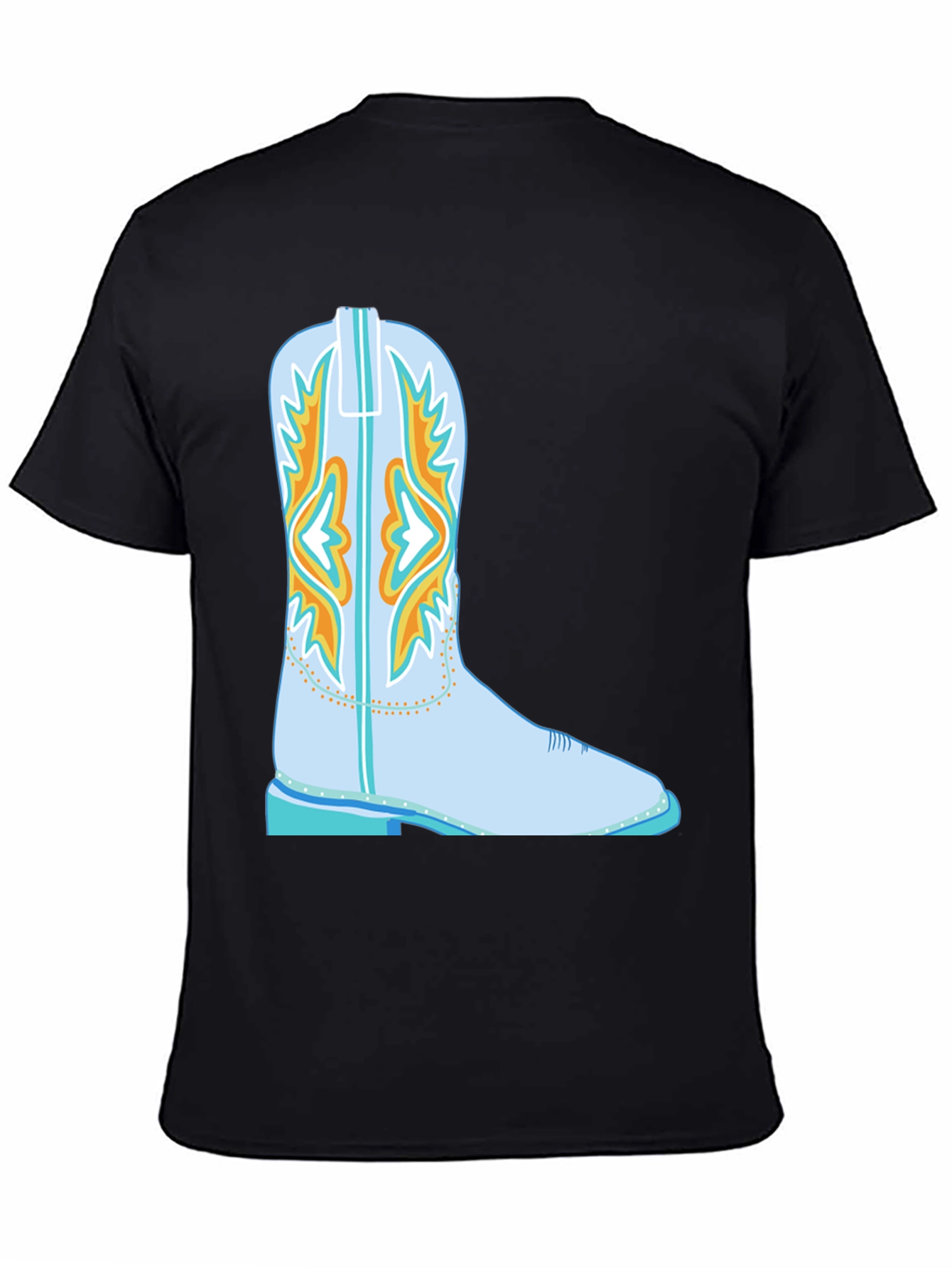 Cowboy Boot Graphic Tee - Western Style
