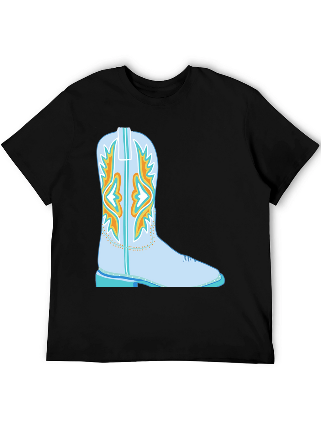 Cowboy Boot Graphic Tee - Western Style