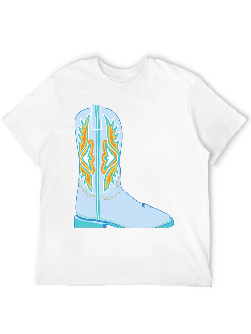 Cowboy Boot Graphic Tee - Western Style