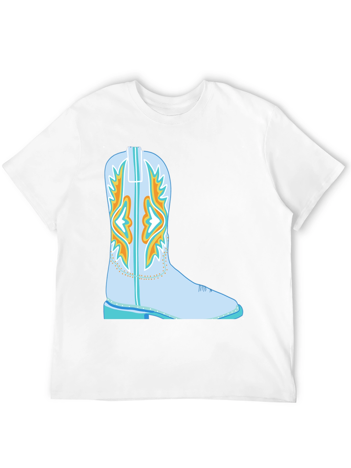 Cowboy Boot Graphic Tee - Western Style