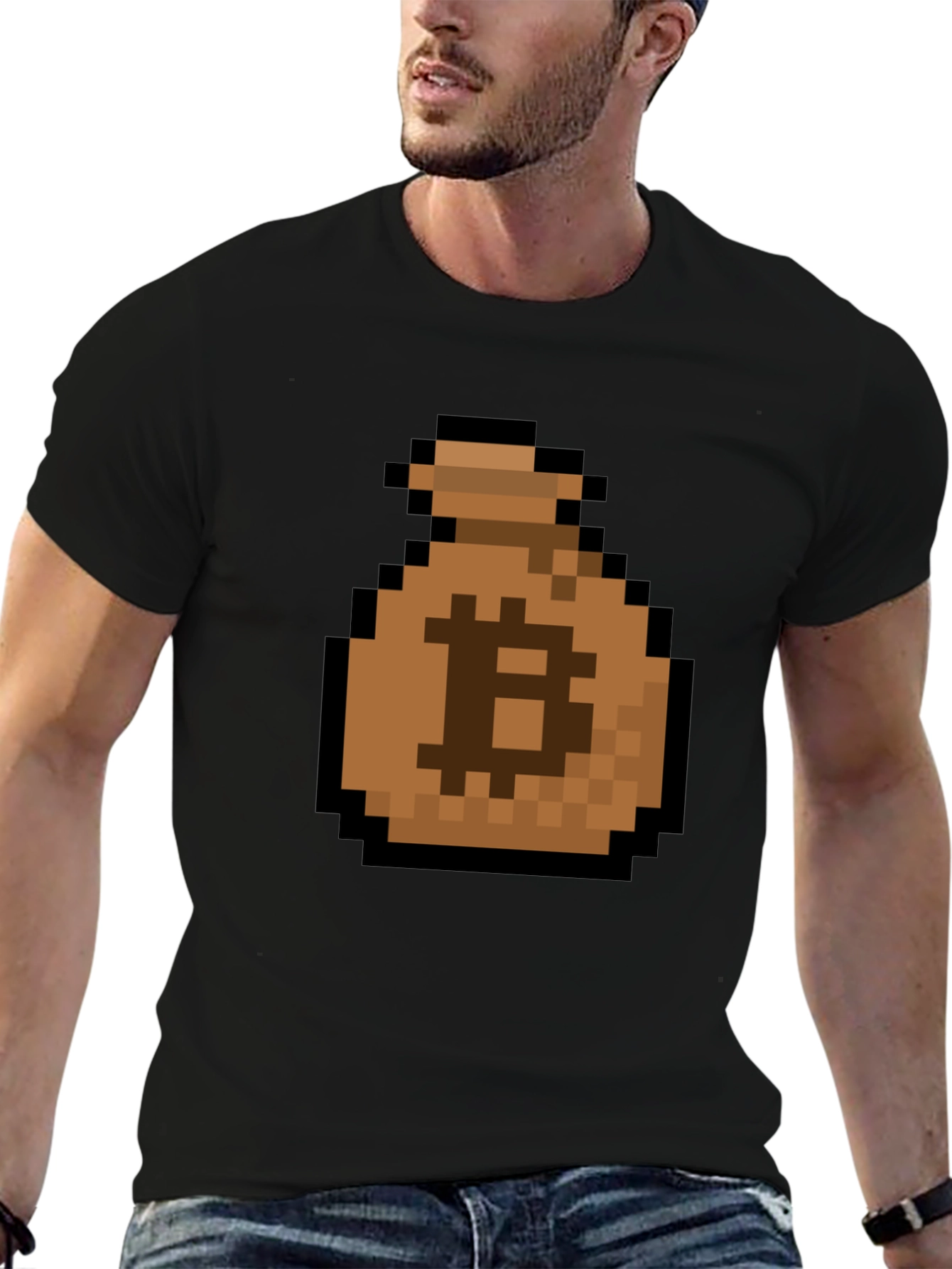 Bitcoin Pixel Art T-Shirt