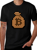 Bitcoin Pixel Art T-Shirt