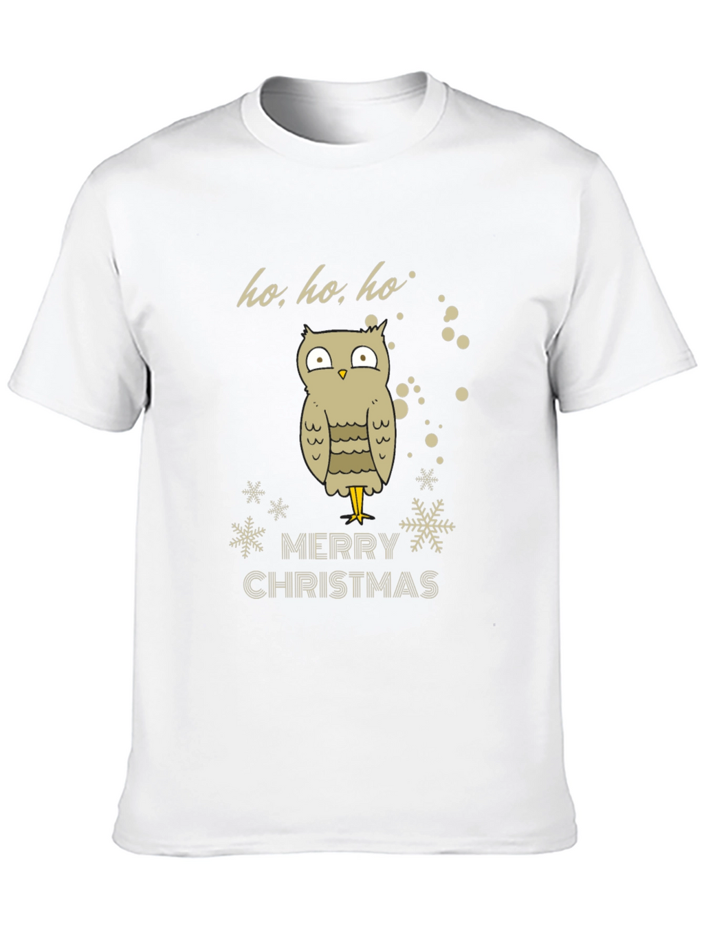 Festive Owl Merry Christmas Graphic Tee