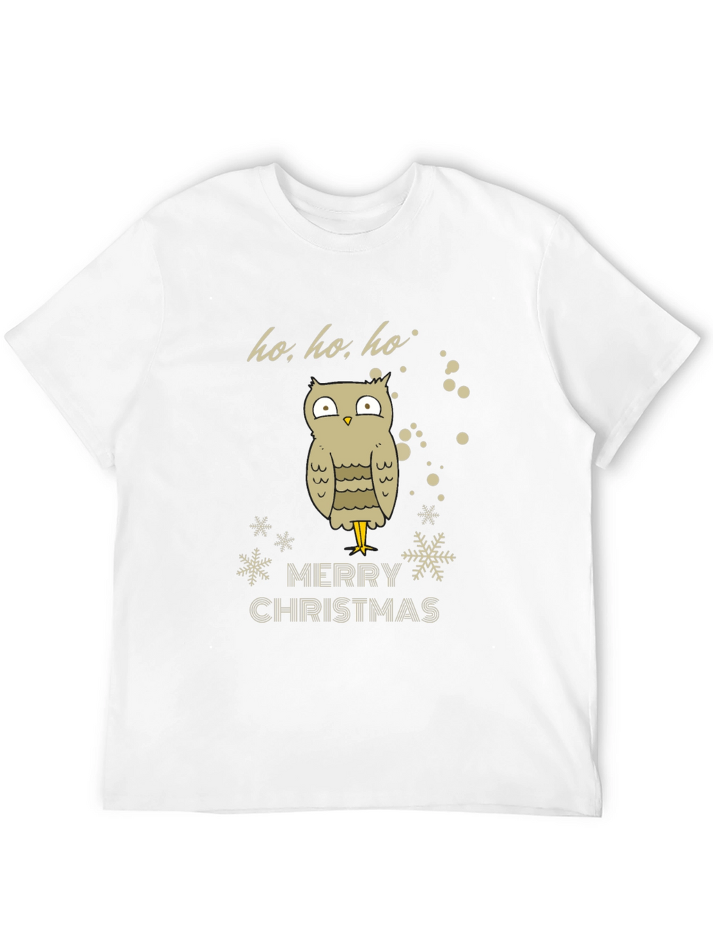 Festive Owl Merry Christmas Graphic Tee
