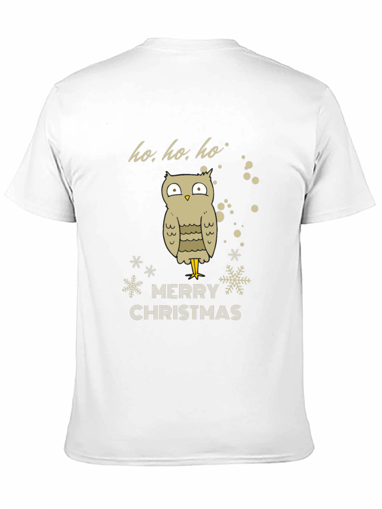 Festive Owl Merry Christmas Graphic Tee