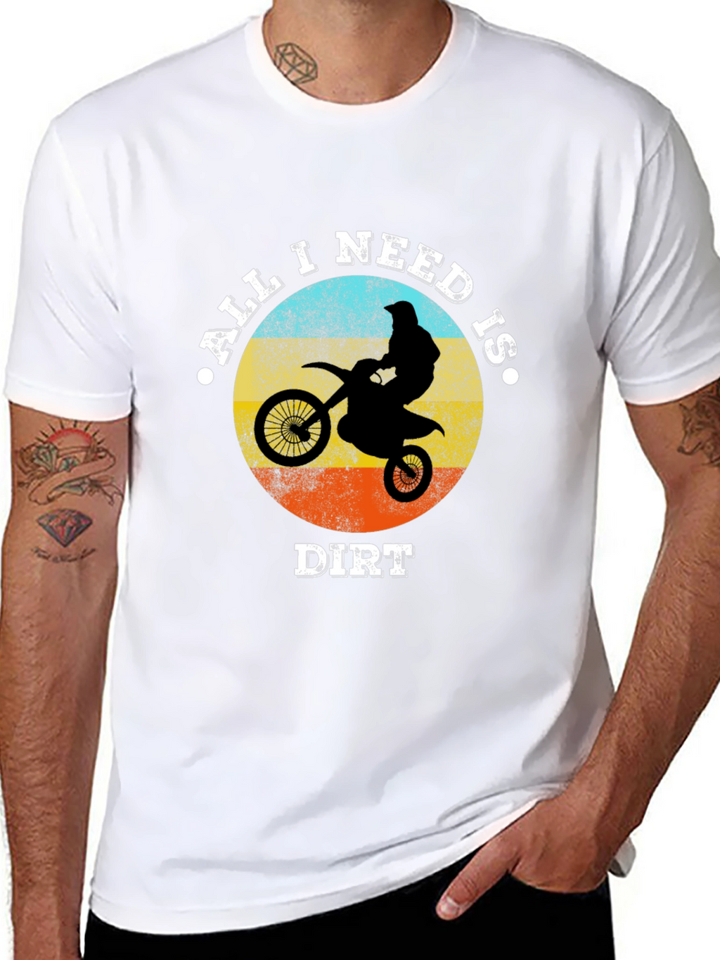 All I Need Is Dirt Motocross T-Shirt