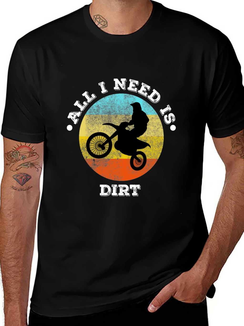 All I Need Is Dirt Motocross T-Shirt