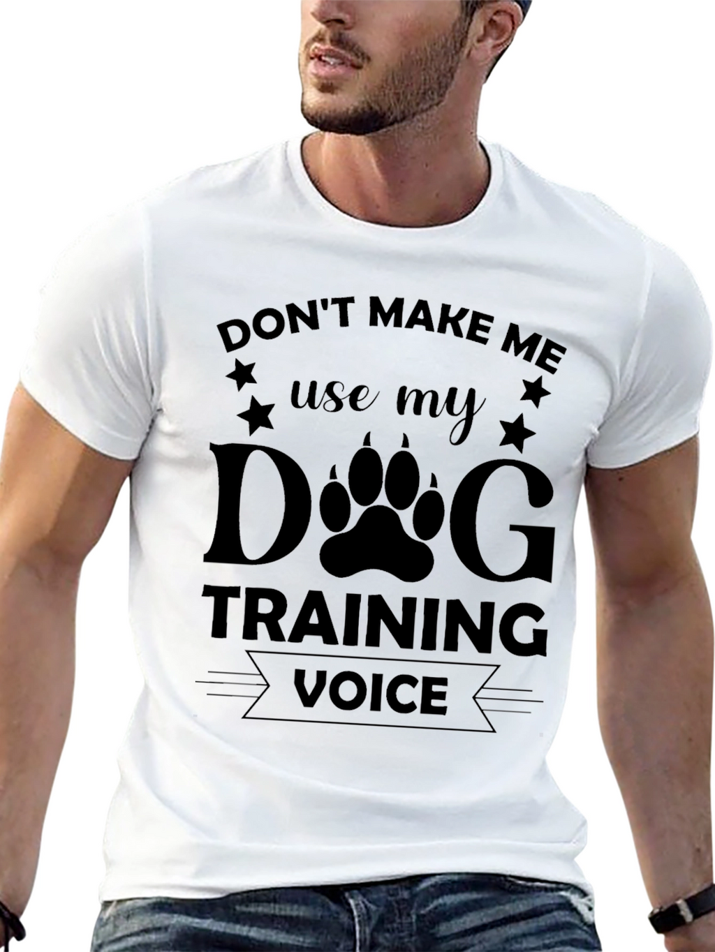 Dog Training Voice Black T-Shirt
