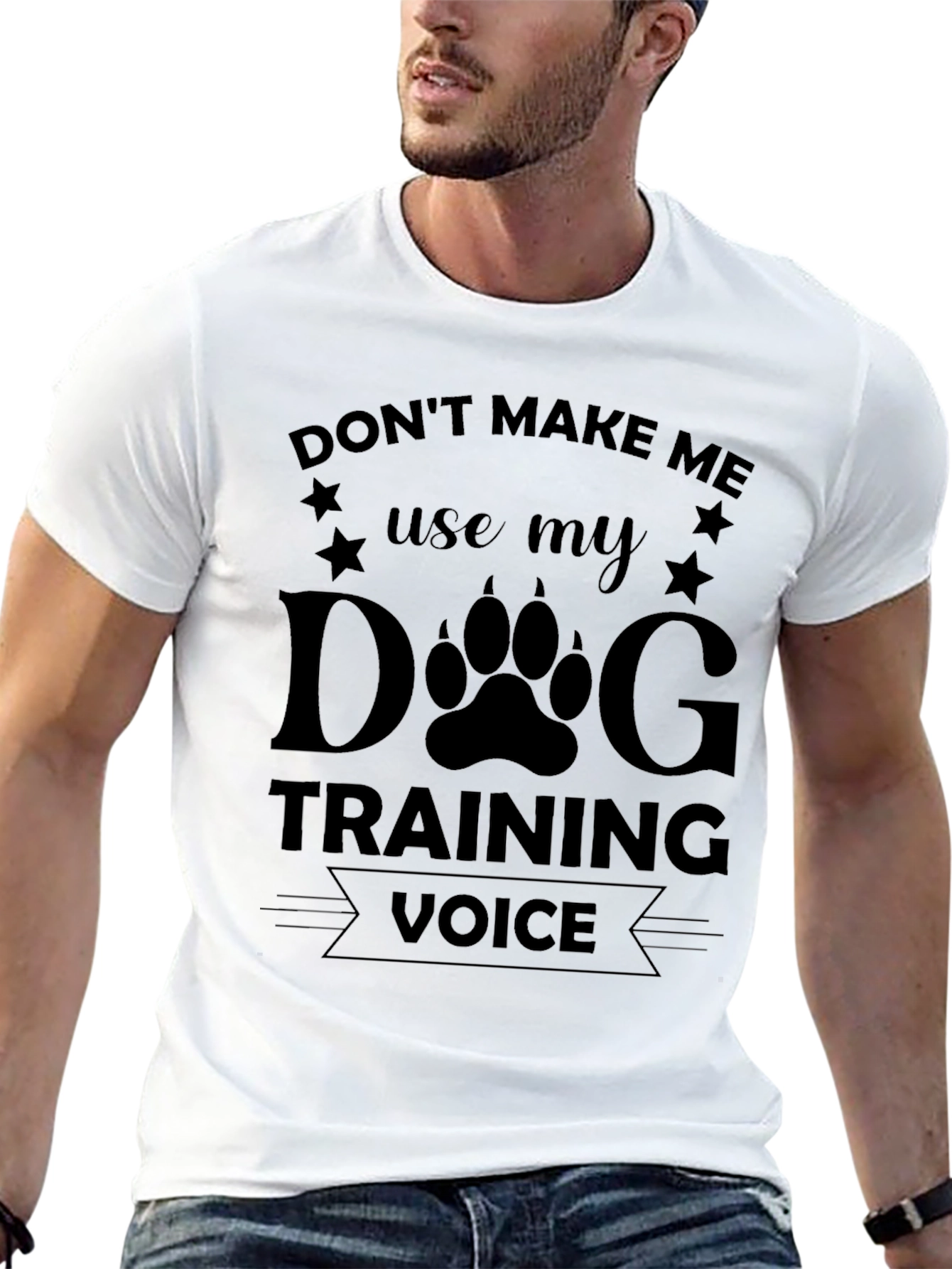 Dog Training Voice Black T-Shirt