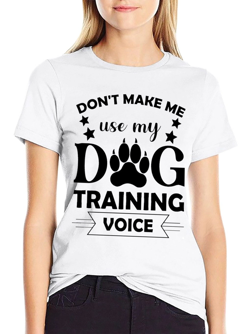 Dog Training Voice Black T-Shirt