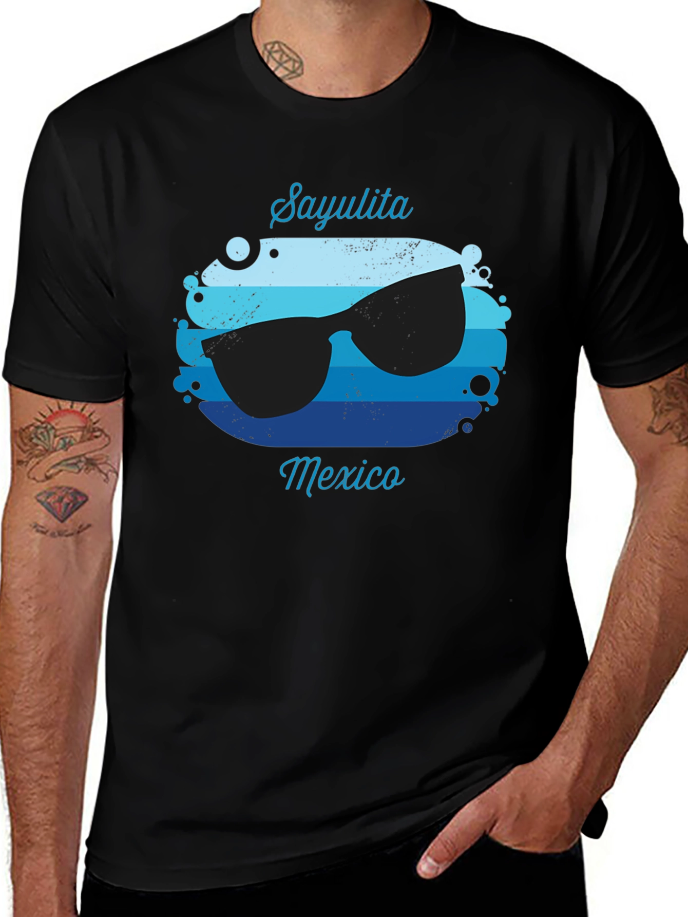 Sayulita Mexico T-Shirt Sunglasses Vacation Tee