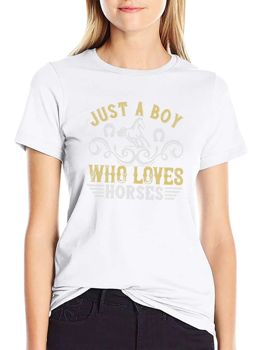 Boy Who Loves Horses T-Shirt
