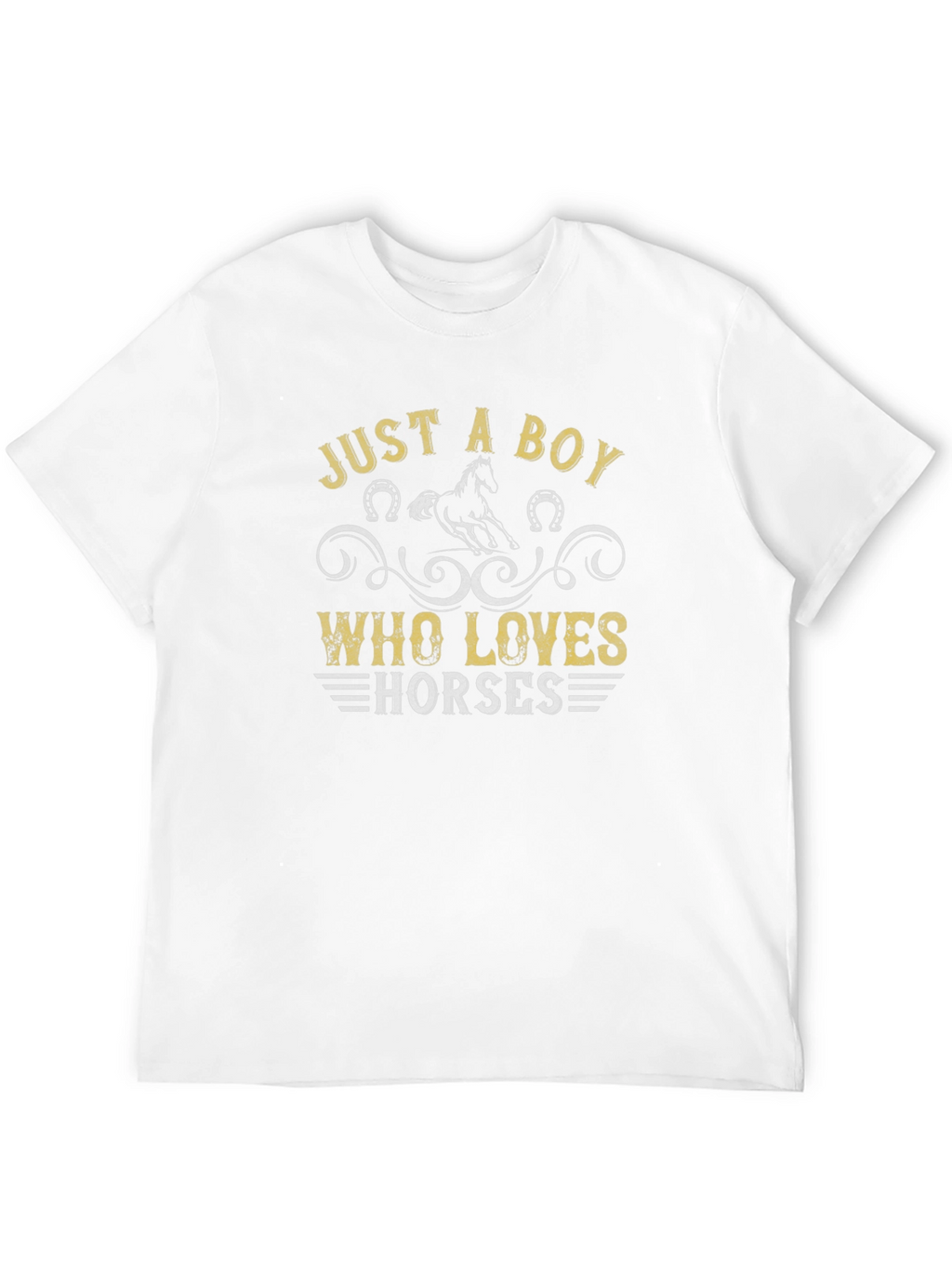 Boy Who Loves Horses T-Shirt