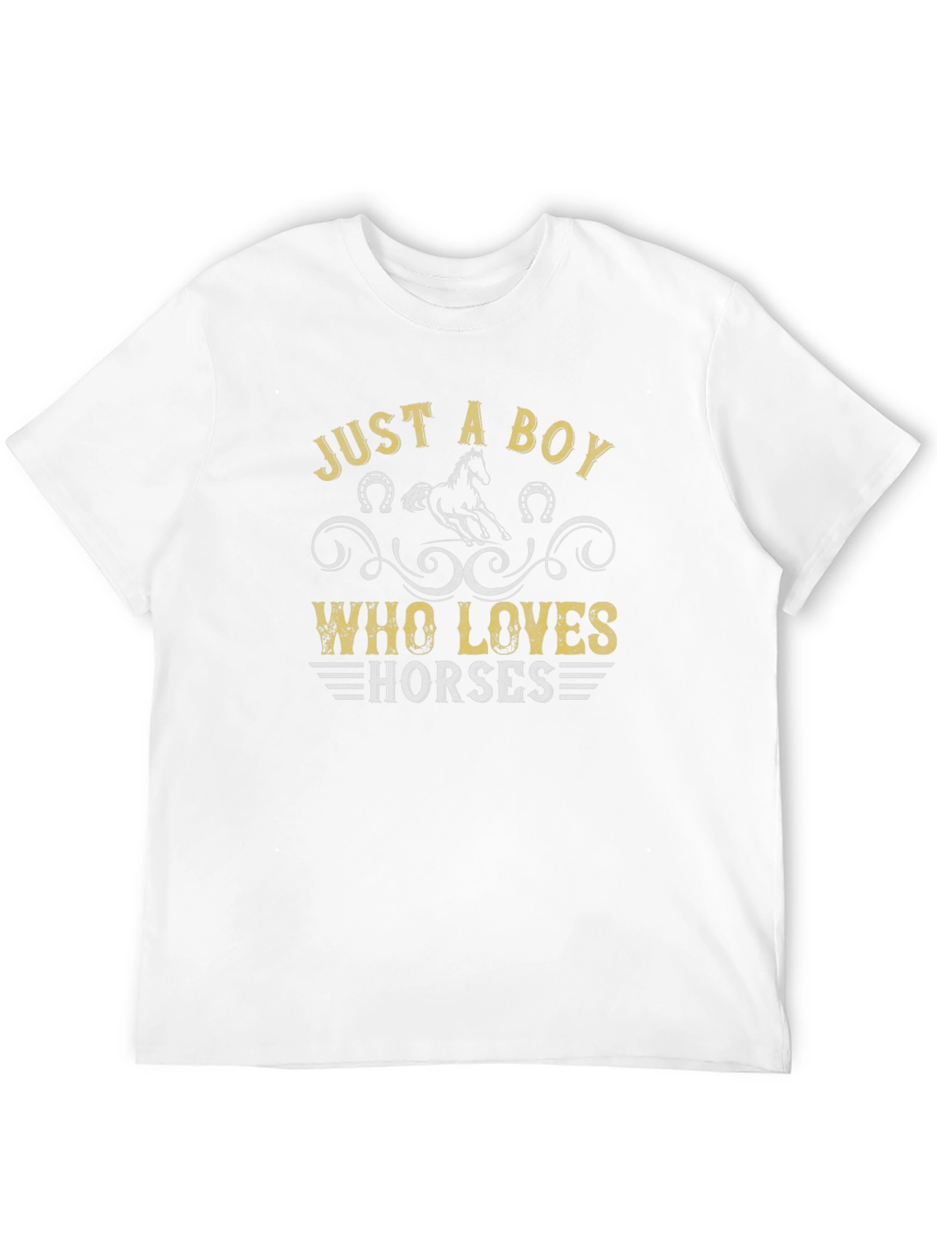 Boy Who Loves Horses T-Shirt